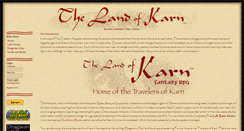 Desktop Screenshot of landofkarn.com